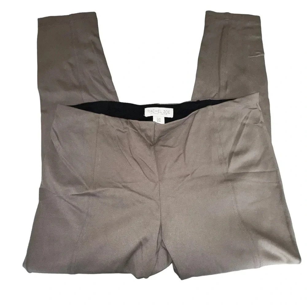 Rachel Zoe 14 taupe pull on high waisted‎ leggings